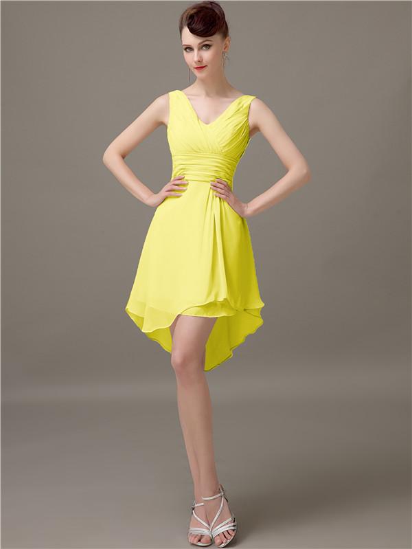 Black Short A-Line Bridesmaid Dresses