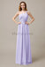 A-line One Shoulder Pleats Bridesmaid Dresses