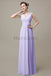 V-Neck Sleeveless Chiffon Bridesmaid Dresses