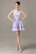 Sweetheart Chiffon Short Bridesmaid Dresses