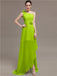 One Shoulder Flowers Bridesmaid Dresses