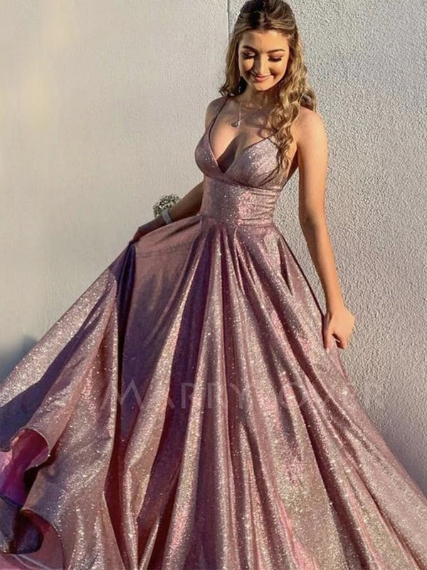 Sex Backless A-Line Sparkle Long Evening Prom Dresses, MR7062 MarryLover Sex Backless A-Line Sparkle Long Evening Prom Dresses, MR7062 MarryLover