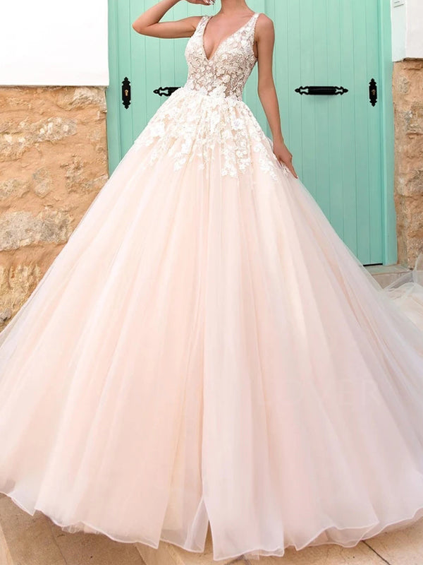 A-Line Pink Lace Long Evening Prom Dresses, Cheap Pink Wedding dresses MarryLover A-Line Pink Lace Long Evening Prom Dresses, Cheap Pink Wedding dresses MarryLover