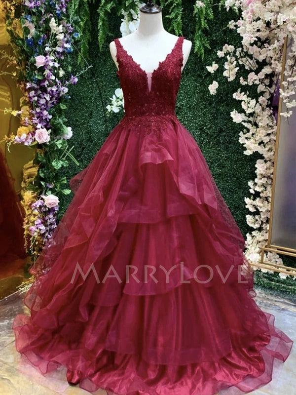 Sixteen Dress Floor Length Burgundy Sweet 16 Dresses Burgundy Deep V-neck Thigh-high Slit Prom Sixteen Dress Floor Length Burgundy Sweet 16 Dresses Burgundy Deep V-neck Thigh-high Slit Prom