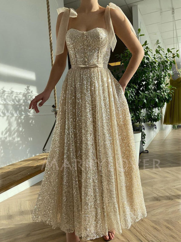 Golden Sequin A-Line Long Sparkly Evening Prom Dresses, Cheap Custom H MarryLover Golden Sequin A-Line Long Sparkly Evening Prom Dresses, Cheap Custom H MarryLover