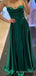 Sweet Heart Mermaid Spaghetti Straps Long Evening Prom Dresses, Custom Satin Prom Dress, MR8585