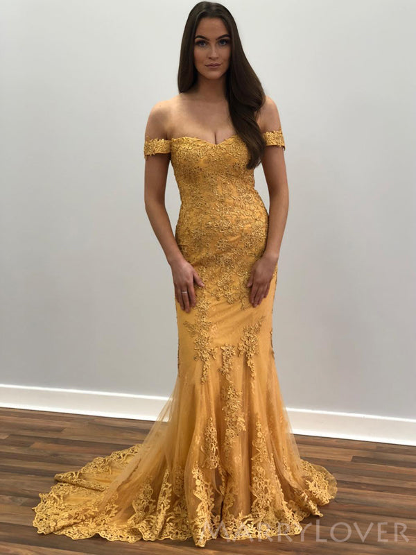 marigold prom dress Crystals Marigold Long Sleeves Trumpet Prom Dress