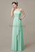 Strapless Pleats Chiffon Bridesmaid Dresses