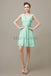 V-neck Sleeveless Chiffon Bridesmaid Dresses