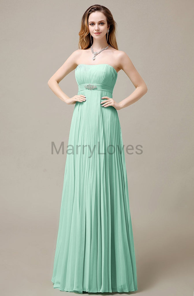 Strapless A-Line Bridesmaid Dresses