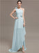 One Shoulder Flowers Bridesmaid Dresses