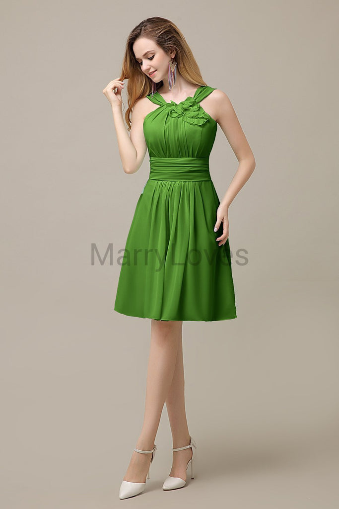 Charming With Appliques Chiffon Bridesmaid Dresses