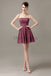 Sweetheart Chiffon Short Bridesmaid Dresses
