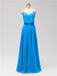 Spaghetti Strap Chiffon Floor Length Bridesmaid Dresses