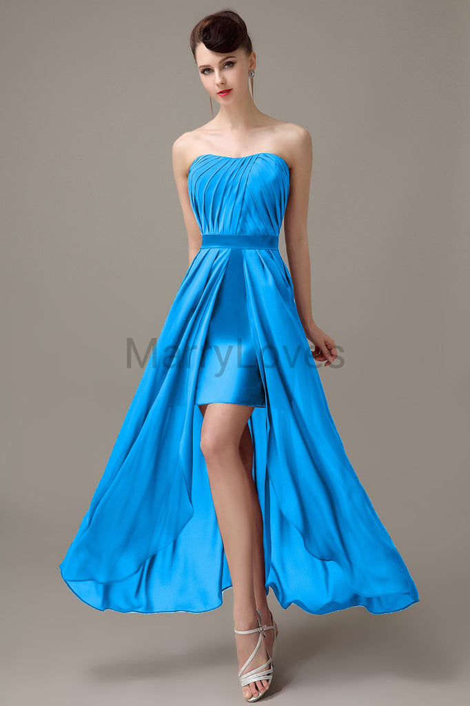 Sweetheart Chiffon Floor Length Bridesmaid Dresses