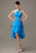 Halter High-Low Chiffon Bridesmaid Dresses