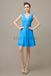 V-neck Sleeveless Chiffon Bridesmaid Dresses