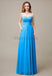 Cross-Pleated Chiffon Bridesmaid Dress with Sweetheart