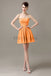 Sweetheart Chiffon Short Bridesmaid Dresses