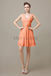 V-neck Sleeveless Chiffon Bridesmaid Dresses