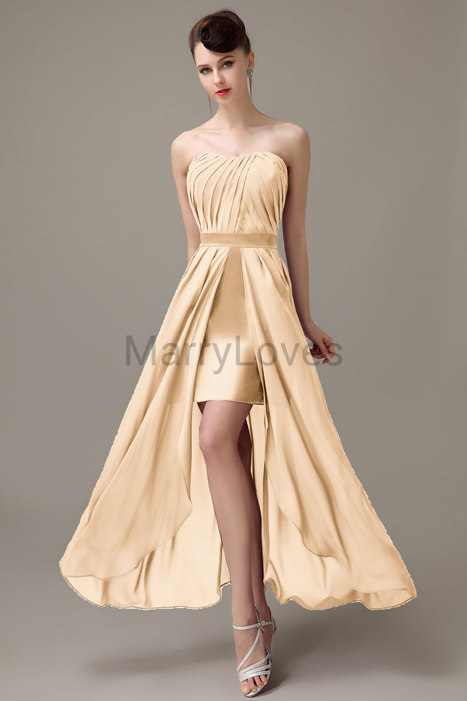 Sweetheart Chiffon Floor Length Bridesmaid Dresses