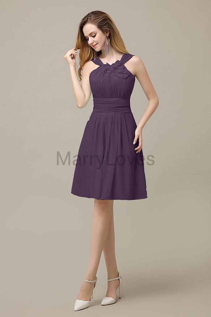 Charming With Appliques Chiffon Bridesmaid Dresses