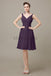 V-Neck Chiffon Bridesmaid Dresses
