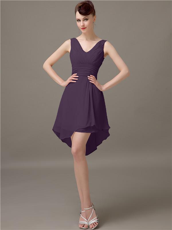 Black Short A-Line Bridesmaid Dresses