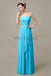 Strapless Pleats Chiffon Bridesmaid Dresses