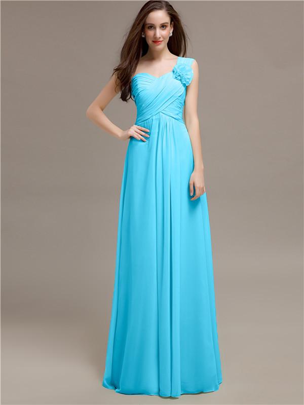 Sweetheart Flower Appliques A-line Bridesmaid Dresses