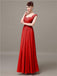 Square Chiffon Floor-Length Bridesmaid Dresses