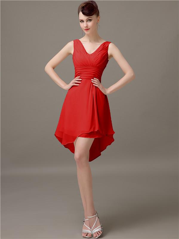 Black Short A-Line Bridesmaid Dresses