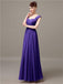 Square Chiffon Floor-Length Bridesmaid Dresses