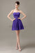 Sweetheart Chiffon Short Bridesmaid Dresses