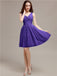 V-Neck Short A-Line Bridesmaid Dresses
