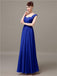 Square Chiffon Floor-Length Bridesmaid Dresses