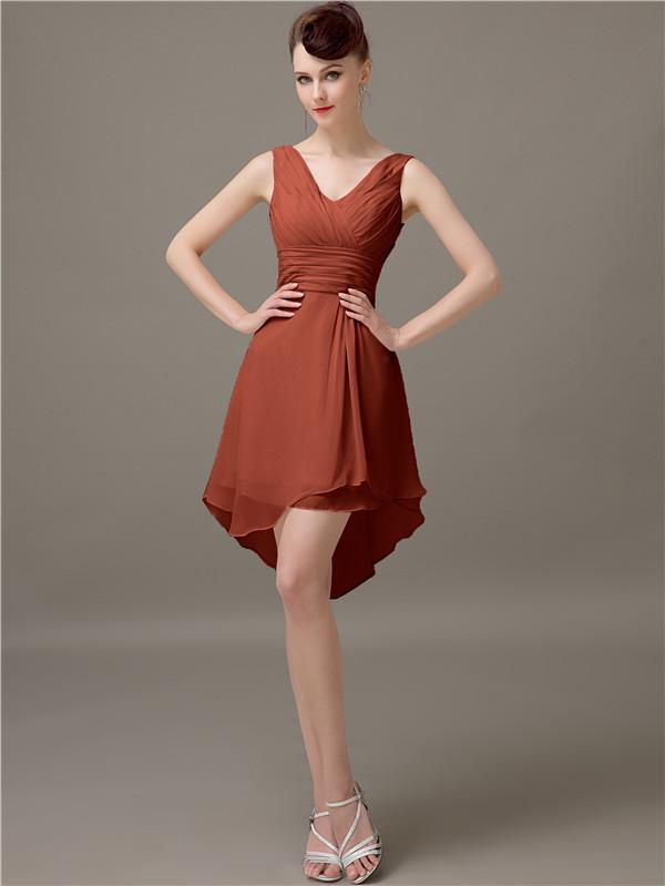 Black Short A-Line Bridesmaid Dresses