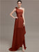 One Shoulder Flowers Bridesmaid Dresses
