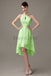 Halter High-Low Chiffon Bridesmaid Dresses