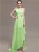 One Shoulder Flowers Bridesmaid Dresses