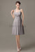 Halter Chiffon Short Bridesmaid Dresses