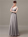 Square Chiffon Floor-Length Bridesmaid Dresses