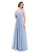 A-line V-neck Sleeveless Chiffon Bridesmaid Dresses