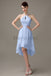 Halter High-Low Chiffon Bridesmaid Dresses