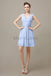 V-neck Sleeveless Chiffon Bridesmaid Dresses