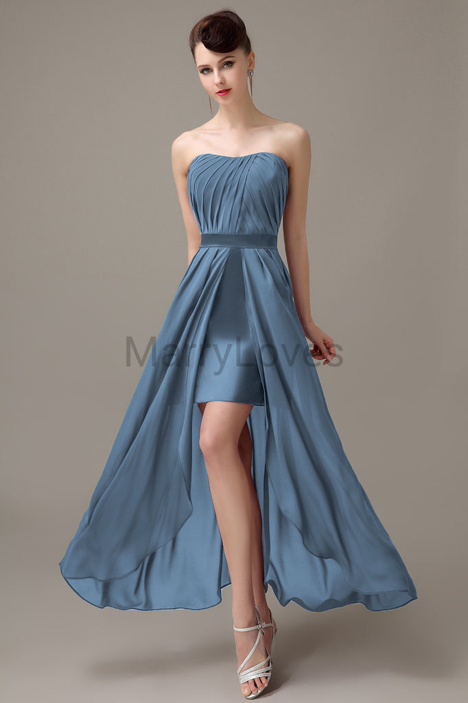 Sweetheart Chiffon Floor Length Bridesmaid Dresses