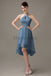 Halter High-Low Chiffon Bridesmaid Dresses