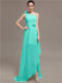 One Shoulder Flowers Bridesmaid Dresses