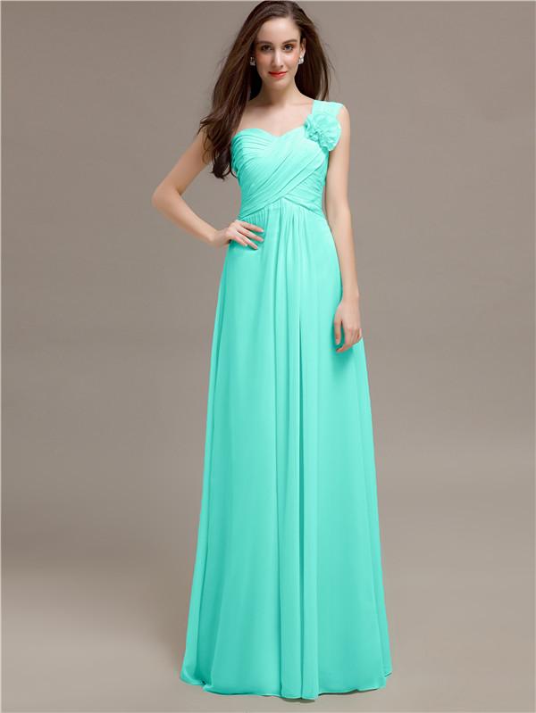 Sweetheart Flower Appliques A-line Bridesmaid Dresses