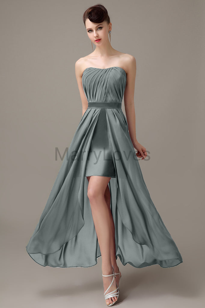 Sweetheart Chiffon Floor Length Bridesmaid Dresses